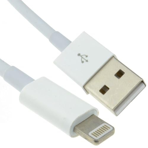 kenable Cable USB a Lightning de 8 Pines para iPhone 7/8/X/11/12/13, Sincronización y Carga Rápida, 1.5m Blanco