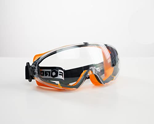 Förch Full Vision Protective Glasses Scratch-Resistant in accordance with EN 166B UV Protection up to 385 nm Splash Guard