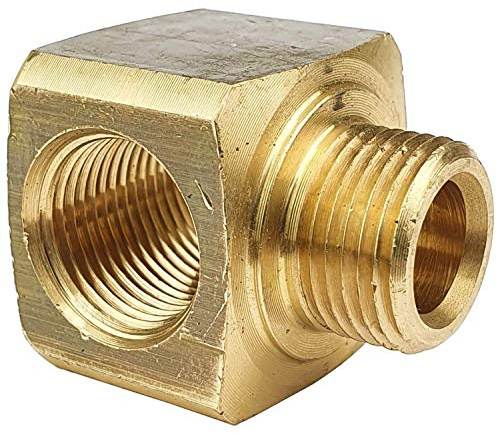 90° - Winkel G 1/4 Innengewinde - G 1/4 Außengewinde Messing