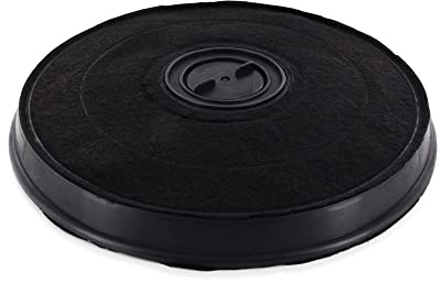 DEKAROX Filtro ai carboni attivi, diametro 233 mm, per Whirlpool Bauknecht 484000008636 E233 Wpro FAC519 AEG Electrolux 9029800472 E3CFF57 Bosch Siemens 11005728 DHZ2701 Indesit C00383475 per cappa