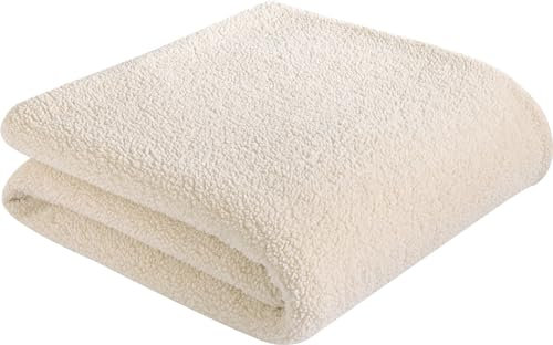 Biederlack Wohndecke Trend | Teddy creme - 150 x 200