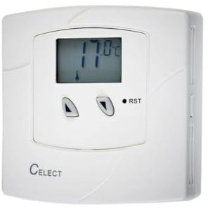 TERMOSTATO PARED AMBIENTE DIGITAL CELECT DRT1 SONDA INTERIOR TAMAÑO REDUCIDO