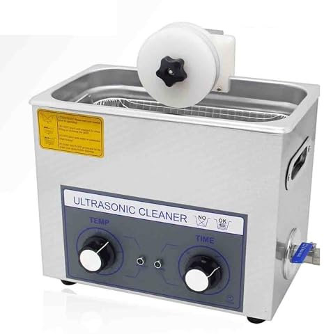 STWBHW Ultrasonic Vinyl Record Cleaner Disc/Disk Washer Machine,6L Ultrasonic Vinyl Record Cleaner,Auto-rotating Double-sided LP Cleaning,With 30 min Timing, Vinyl Record Cleaning