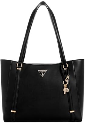 GUESS Damen Daryna Elite Tote Tragetasche, Schwarz