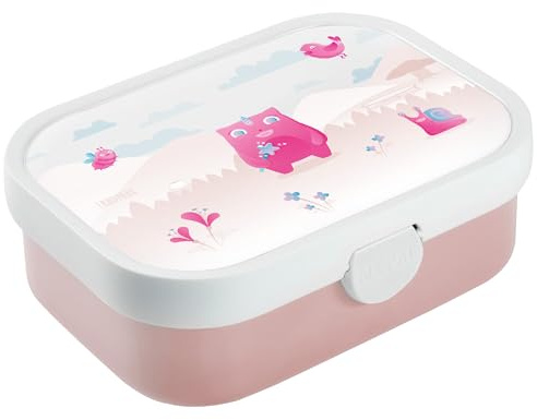 Landpark Brotdose Hedi (Limited) Kinder– Bento Box Kinder - Brotdose Kinder mit Fächern inkl. Gabel - Lunchbox mit Clip-Verschluss - BPA-frei & Spülmaschinenfest - 750 ml - Jausenbox schule