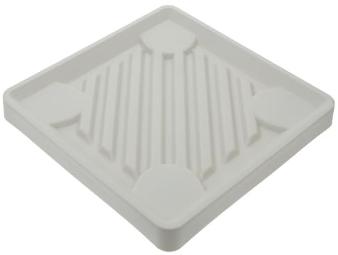 KITANDOVE 1pezzi Vassoio per Piante con Ruote per Fioriere e Vasi Sottovaso con Drip Tray per Ed Esterno Colore Beige Resistente e Pratico
