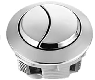 Bouton-Poussoir de Chasse d’Eau – Kit de Remplacement pour WC avec Double Fonction | Pièce Universelle en Acier Inoxydable, Compatible avec Toilettes Standard, Flotteur à Ressort pour Réservoir