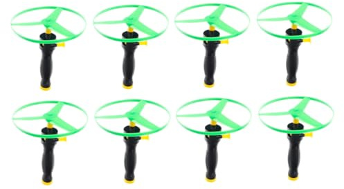 GALPADA 8 Piezas Juguetes Platillos Voladores Exterior Diversión Aire Color Aleatorio Color Aleatorio