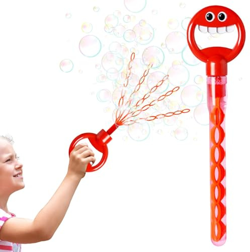 Giant Bubble Toy – Multi-Hole Soap Wand Set, Exciting Summer Plaything, Festive Event Giveaway for | Endless Entertainment for Backyard, Playground, Picnic, Carnival, Outdoor Recreation