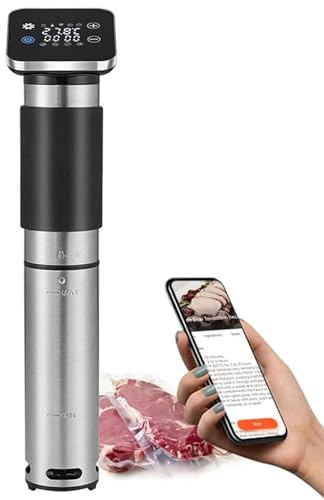 1300 W Sous Vide Spis, WiFi Precision Cooker Immersion Cirkulator Med Digital Timer Och Temperaturkontroll, Ultratyst Snabbvärmande Sous Vide Maskin