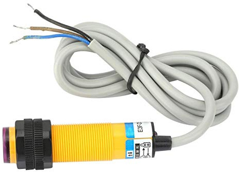 Lichtschranke Optischer Näherungssensor, Infrarot-Diffuse-Reflexions-Lichtschranke 10 cm Abstand NPN Nein Schließer Näherungssensor-Schalter E3F-DS10P1