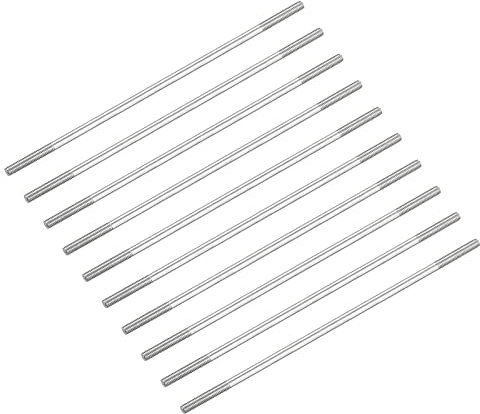 METALLIXITY 10Stk Beidseitige Stiftschraube M6 140mm 304 Edelstahl Stabschraube für Haushalt