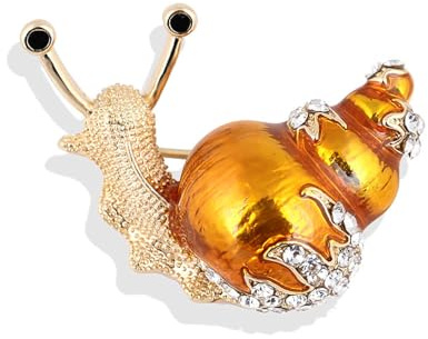 Tier Brosche Anstecknadel,Stilvolle Diamant Schnecke Korsage Cardigan Seidenschal Knopf,Frauen Männer Elegantes Kleid Accessoires Schmuck Boutonniere Corsage Für Hut Tasche Anzug Krawatte Hochz