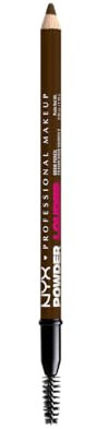 NYX Professional Makeup Powder Louder Brow Pencil, Buildable Shades, Up to 12 Hours of Wear, Transfer and Fade Resistant, With Thickening Micro-Fibres, Vegan Formula, Shade: Espresso