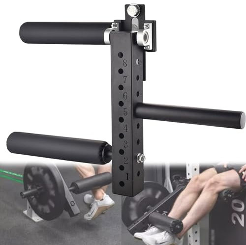 guoyjmm Beinstrecker- und Beinbeuger-Maschine, für Heim-Fitnessgeräte, Beinstrecker-Ausrüstung im Sitzen, Verstellbarer Bein-Fitnessgeräte-Aufsatz für Unterkörper-Beinmuskeltraining,18mm