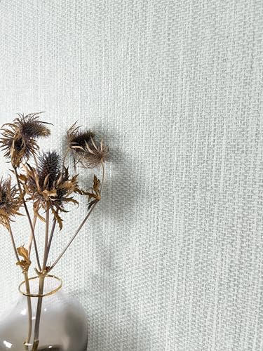 NEWROOM Papier peint Gris Tissu Intissé - Couleurs Unies Argent Blanc Paillettes Texture Moderne