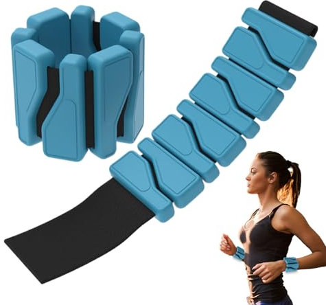 Ankelvikt | 2 x handvikter för kvinnor | Justerbar silikon handledsrem pilates armband stöd för promenader, balett, fitness