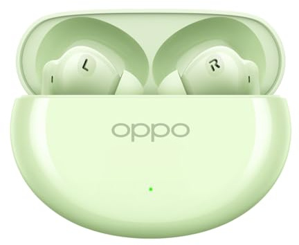 OPPO Enco Air4, Auricolari Wireless con Riduzione Attiva del Rumore da 32 dB, Chiamate Chiare grazie all'IA, 43 Ore di Autonomia, Bassi Profondi, Bluetooth 5.4, IP55, Connessione Doppia, Verde