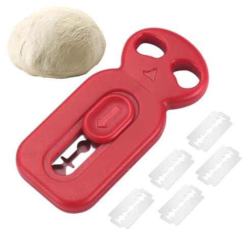 Cuchilla De Pan | Accesorios Para Hacer Cortes En La Masa Para Hornear | Cuchilla para la Elaboración de Pan | Para Cocina Doméstica Repostería Panadería Masa Y Principiantes