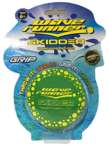 Wave Runner Water Bouncing Frisbee- Disc That Bounces, Skids, and Skips On Water | The Perfect Beach and Pool Toy (Color May Vary) (Single)