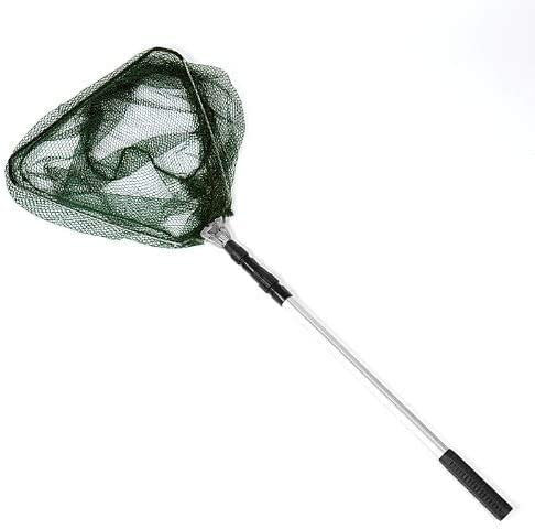 Uteruik Épuisette de pêche pour bassin avec manche télescopique