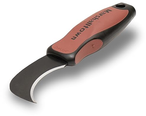MARSHALLTOWN Linoleum Knife, High Carbon Steel Blade, DuraSoft Handle, LK1