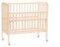 Fillikid Beistellbett Nino 3 in1 Exklusiv | Babybetten aus Buchenholz | Kinderbett, Zustellbett 5-stufige Höhenverstellung | Stubenwagen ab Geburt mit großer Liegefläche