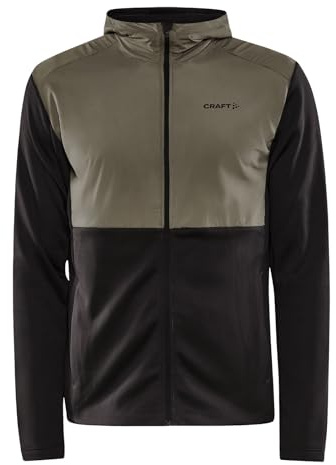 Craft Herren Trainingsjacke Kapuzenjacke ADV Essence Jersey Hood Jacket, Farbe:Mehrfarbig, Größe:M, Artikel:-992244 Slate/Dark Clay