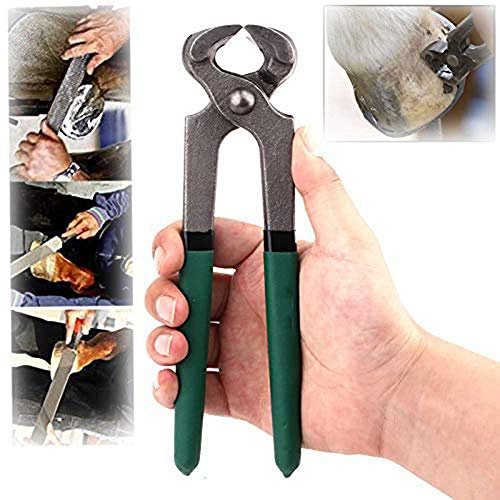 Alicates para caballos, cortador de pezuñas de acero de 8 , kit de herramientas para herrador de caballos, herramienta de corte para limpieza de uñas, alicates para herradura, herramienta de corte