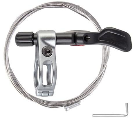 RIVDEE Komplettes Universal Fahrrad Bremsen Set,Bremsseile und Bremshebel Kit für Mountainbikes und Rennräder，schwarz