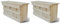 Casa & Giardino Spatzenhaus, 2-teilig, aus Holz, 44 x 15,5 x 21,5 cm