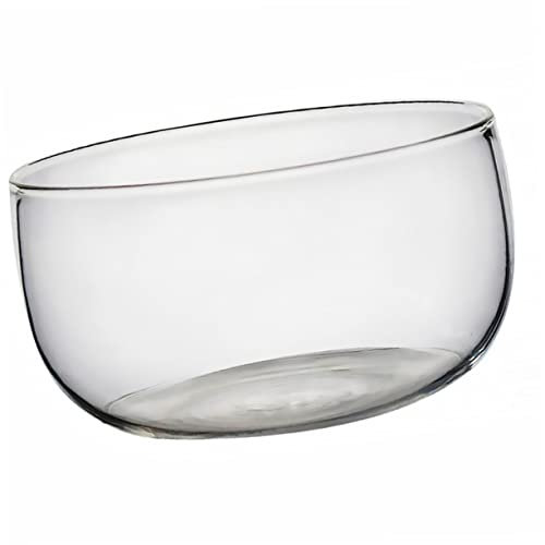 VANZACK Ciotola Vetro Trasparente Alta Borosilicato per Insalate e Dessert per Cucina e Servizio Tavola
