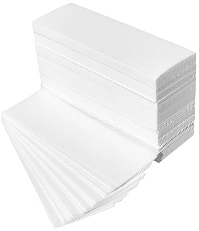 100Pcs Professional Paper Wax Waxing Strips, Hair Removal Strips for Women Men Facial Body Arms Legs Hair Cleaning and Remover (3.8×10cm, 1.6 x 3.9 Inch)