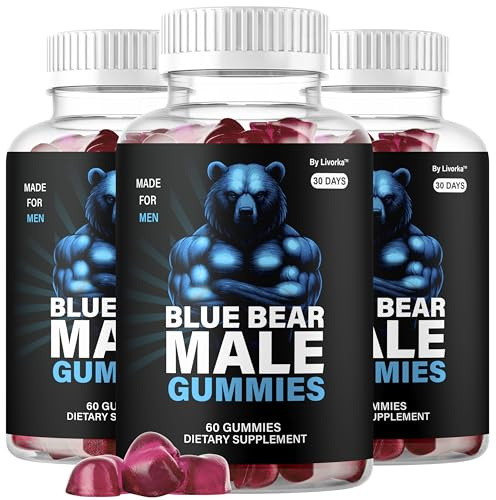 (3 Pack) Blue Bear Gummies - Official BlueBear Advanced Formula Daily Premium Support Gummy, Natural Blue Bear Health Gomitas Formula for Overall Health & Wellness Reviews, 180 Gummies for 3 Months