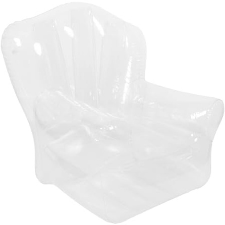 DIYEAH Sofá Inflable Transparente Sillas Inflables Transparente para Exteriores De PVC
