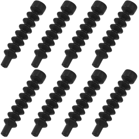 TOYANDONA 8pcs Mountain Bike Brake Cable Sleeve Cover Rubber Brake Line Protective Tubes for Cable Dust and Impact Protection Suitable for Maintenance