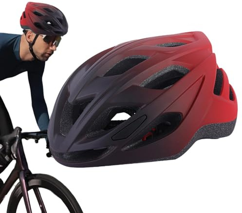Imtrub Caschi da ciclismo per adulti,Caschi da ciclismo, da equitazione leggeri, da per scooter elettrici, caschi da corsa per uomo e donna, caschi sportivi traspiranti