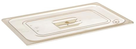 HENDI Gastronorm Deckel, für Gastronormbehälter, Temperaturbeständig von -40° bis 150°C, BPA frei, Gefrierschränke, Chafing dish, GN 1/1, 530x325 mm, Hochtransparent, leicht bernstein