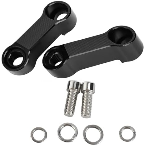 Qiilu Motorrad Spiegel Halterung Riser Extender Adapter für Motorrad Spiegelhalterung 10 Stück