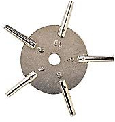 Clé de montre de poche nickelée SELVA pour homme - Classic - Alimenté par batterie - Mécanique (manuel) - 1 gramme - Cuir - Bouton-pression - Bracelet en cuir - Boucle ardillon - Non étanche - Mixte