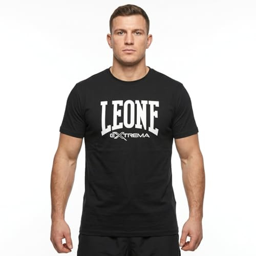 LEONE 1947, T-Shirt À Logo, Homme, Noir, M, ABX106