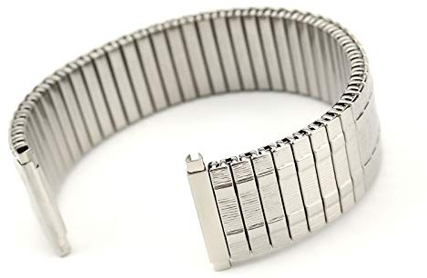 Sulla Rowi Fixoflex S rostfritt stålband, 22/20 mm | Dragsko i rostfritt stål, silver, stötdämpningsbredd 22/20 mm, längd ca 160 mm