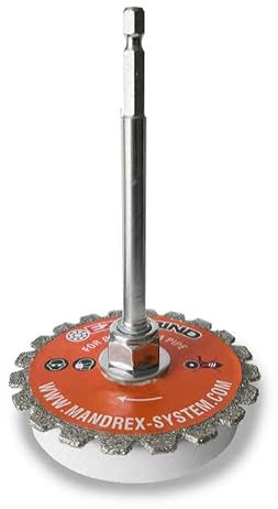 Mandrex | Diamant Rohrschneide EZYGRIND Groß Innenrohrbohrer für Kunststoffrohre | MEZG002B