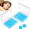 24 Pcs Silikon Ohrstöpsel zum Schlafen, Ohrstöpsel Formbar mit Aufbewahrungsbox,Wiederverwendbare Ohrstöpsel Geräuschunterdrückung,Wasserdichte Ohrstöpsel zum Schwimmen für Erwachsene Kinder Flugzeug