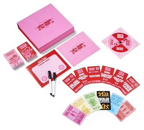 Double Date Night | Paar-Trinkkartenspiel für Erwachsene | Lustige Trinkspiele für Paare & Gruppen | Perfekt für Date-Nächte, Partys, Spielabende für Erwachsene und Gruppentreffen | Beste Partyspiele