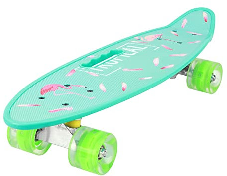 SPYMINNPOO Longboard- mit Blinkendem Kleinem Fisch-, Voll Funktionsfähigem Pro-Effekt-. Neoteric-Energiespar- für Anfänger für Aktivitätsräder