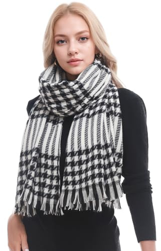 PIOYMEYA Donna Elegante Sciarpa Lunga Nappe Morbido Donne Sciarpa Grandi Avvolgere Scialle Donne Ragazze Moda Autunno Inverno Caldo