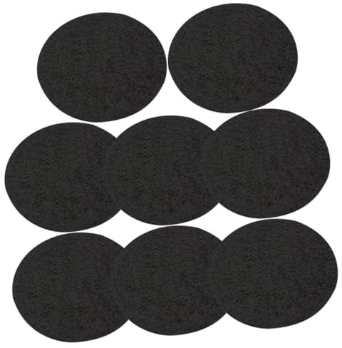 BEBEMOKO 8stücke Runder Feuerfester Unterlage Feuerbeständige Matte Für Outdoor Feuerfeste Matte Als Ofenmatte Feuerfeste Isoliermatte Pads Für Räuchergefäß
