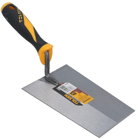 Cazzuola a secchio con impugnatura morbida, 180 mm, per intonacare, rendering, mattoni, lavori di posa