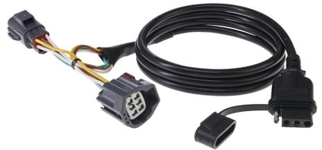 Kit di cablaggio per rimorchio a 4 pin 42635, accessori per parti di automobili, cavi per luci auto, compatibile con Wrangler JK 07-17